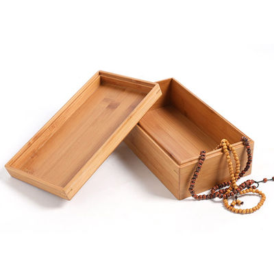 Boîtes de rangement en bambou biodégradables faites à la main Boîtes cadeaux artisanaux en bambou ou en bois sur mesure