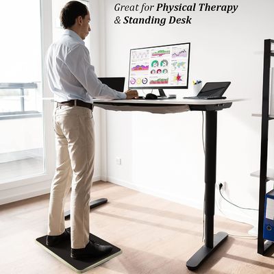 Tableau d'équilibre en bois professionnel pour l'entraînement des jambes