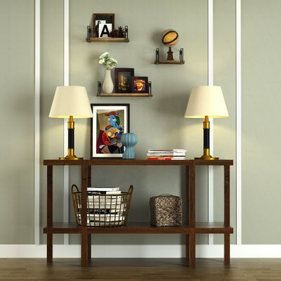 Meubles de salle de séjour Étagère métallique en bois Appareil de cuisine moderne de rangement Économisez de l' espace