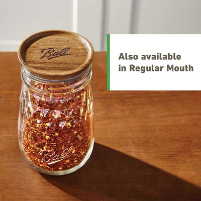 Non-déversement Logo de taille personnalisée 5 paquets Large Brown Acacia Boules de bois Boîtes de stockage en bois