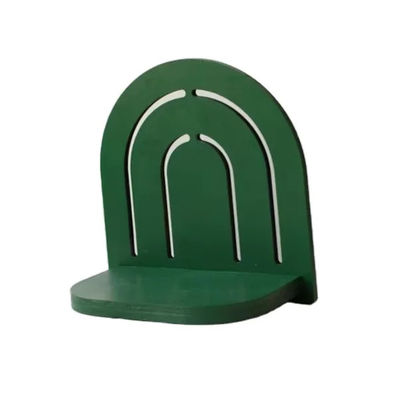 Arc-en-ciel décor suspendu au mur en bois petite étagère d'affichage de plantes pour les meubles de salon