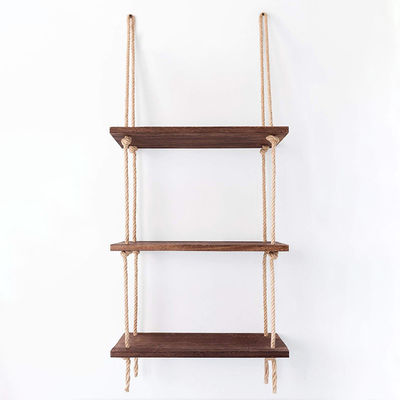 Avantages de la cuisine en grande quantité accrochage personnalisé étagère de mur rustique en bois massif