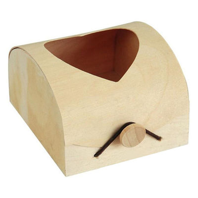 Boîte d'emballage de gâteau au fromage en bois doux non fini en écorce de bouleau faite à la main