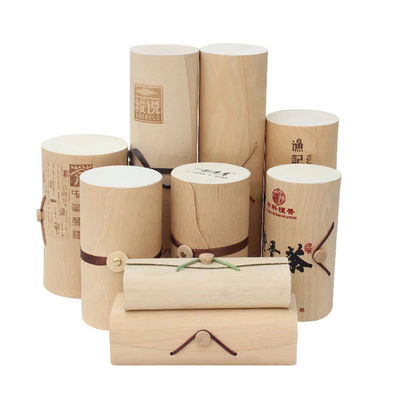 Boîte d'emballage de gâteau au fromage en bois doux non fini en écorce de bouleau faite à la main