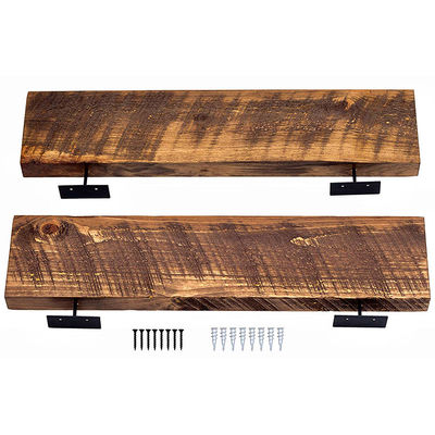 Étagère flottante en bois de design moderne pour salon