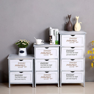 Moderne style français Tallboy Coffre à tiroirs avec 4 tiroirs Logo personnalisé accepté