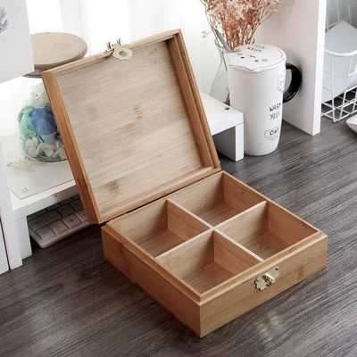 Boîte de rangement de bijoux en bois avec verrou et sécurité