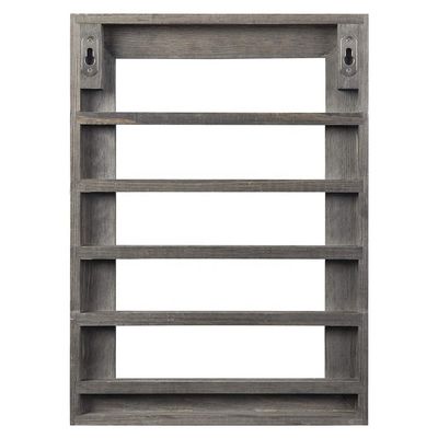 5 niveaux d'impression en bois gris vintage brûlé monnaies de défi