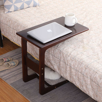 Table à café en bois moderne Petit bois massif de pin incurvé pour salon ou chambre à coucher