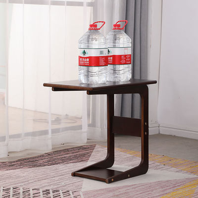 Table à café en bois moderne Petit bois massif de pin incurvé pour salon ou chambre à coucher