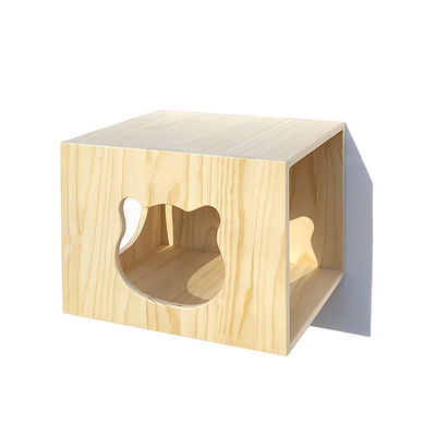 Meubles de maison d'arbre de design moderne pour petits animaux de compagnie en bois sur mesure