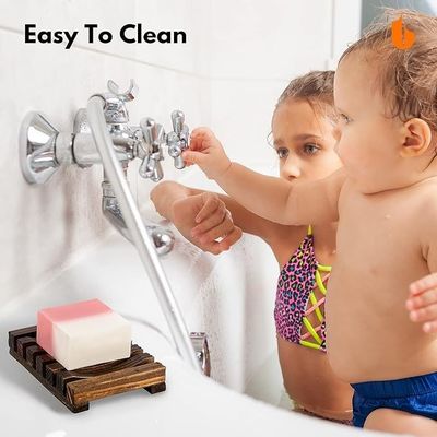 En stock Populaire 19,88 X 14 X 2,5 pouces Acacia courbé plateau de service avec le logo de la poignée