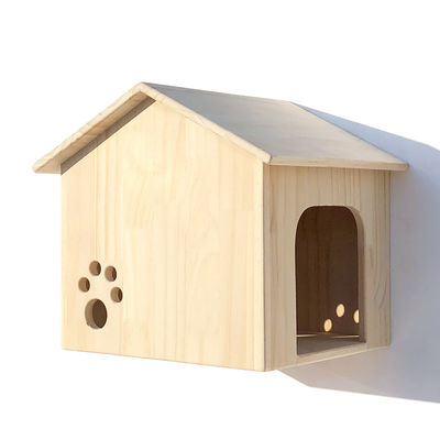 Meubles de maison d'arbre de design moderne pour petits animaux de compagnie en bois sur mesure