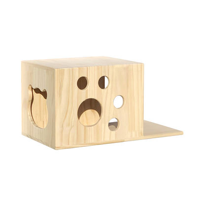 Meubles de maison d'arbre de design moderne pour petits animaux de compagnie en bois sur mesure