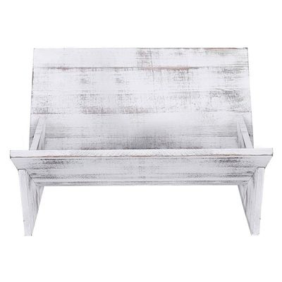 Livres de magazines en bois Fichiers d'albums Affichage de style rétro Organisateur Décoration d'étagère