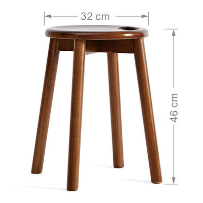 Emballage du courrier N Design moderne petit tabouret rond en bois pour la cuisine salon décoration de la maison meubles tabouret
