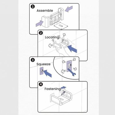 Conception de couleur et de taille personnalisées Moderne MDF bois en forme de U Style pour les projets de personnalisation
