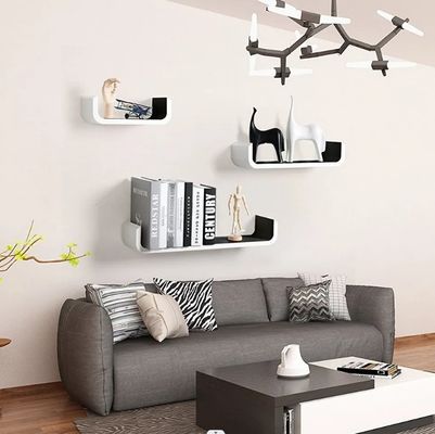 Conception de couleur et de taille personnalisées Moderne MDF bois en forme de U Style pour les projets de personnalisation