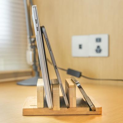 Porte-disque verticale à support non pliable, porte-disque personnalisé, double porte-disque avec dock
