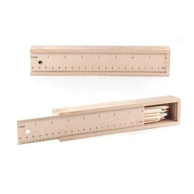 12 crayons de couleur boîte de crayon en bois pour stationnaire étudiant commande sur mesure acceptée