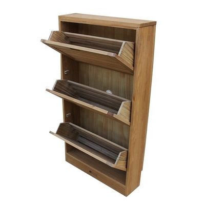 Armoire de rangement de chaussures en bois Le complément parfait à tous les meubles de salon