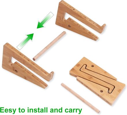 Décoration de l' étagère en bois Description du support portable Compatible avec n'importe quel ordinateur portable
