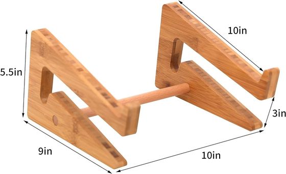 Décoration de l' étagère en bois Description du support portable Compatible avec n'importe quel ordinateur portable