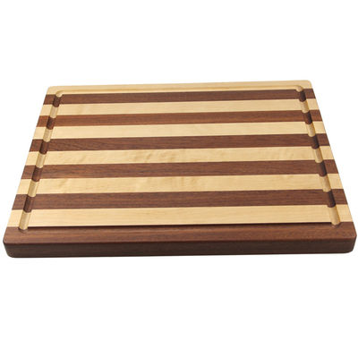 Taille personnalisée Vaisselle de cuisine multi-fonctionnelle planche à découper en bois massif avec manche