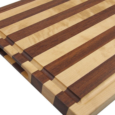 Taille personnalisée Vaisselle de cuisine multi-fonctionnelle planche à découper en bois massif avec manche