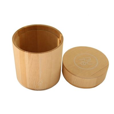 Europe Vitalucks Boîte à cylindres en bois peint en bois de couleur claire