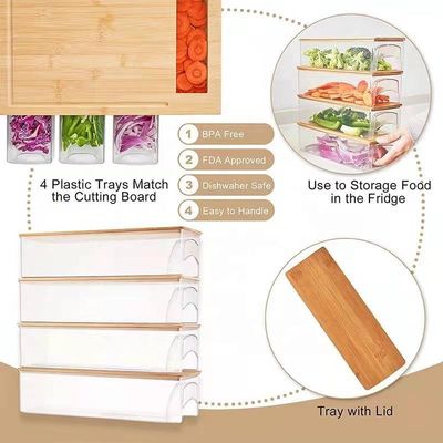 Logo personnalisé Acceptable planche de coupe en bois de couleur claire pour la cuisine multifonction