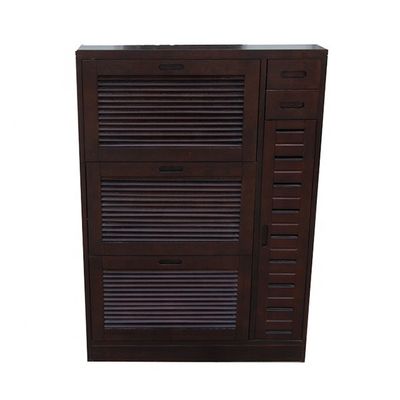 Cabinet de meubles en bois écologique pour les chaussures d'affichage