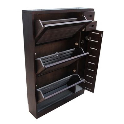 Cabinet de meubles en bois écologique pour les chaussures d'affichage