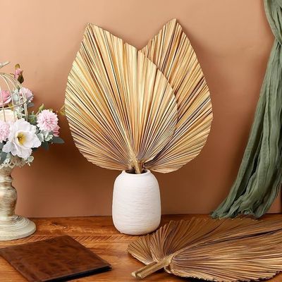 Logo Vitalucks écologique Compostable à la main 4 pièces Grand or naturel