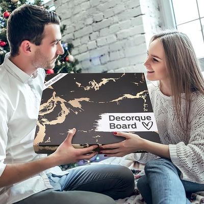 Service personnalisé 15 pouces planche de coupe en bois avec conception écologique et rainure de jus