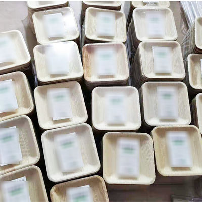 Ensemble de 10 assiettes de feuilles de palmier pour le dîner de mariage