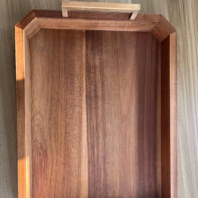 Conception personnalisée Grand plateau de bois de style rustique pour table basse