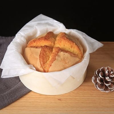 Boîte à gâteaux en chiffon en faisceau de bois biodégradable de taille commune pour solution d'emballage de collations