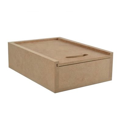 Boîtes en bois MDF personnalisées avec couvercle coulissant