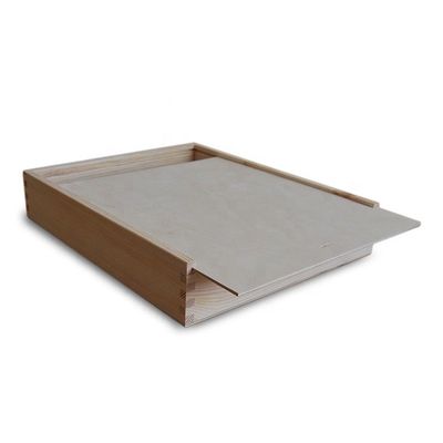 échantillon gratuit en bois de pin coffret-cadeau en bois avec logo personnalisé acceptable