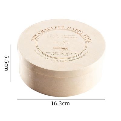 Vitalucks Salade ronde en bois sur mesure Boîte à lunch Bento La solution parfaite pour l'environnement