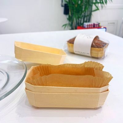 Créez de superbes gâteaux et pains européens avec du moule à gâteaux en bois d'écorce de peuplier réutilisable