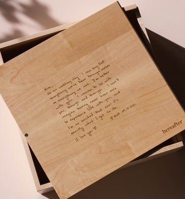 Boîte de mémoire personnalisée minimaliste moderne pour souvenirs et porte-souvenirs de logo personnalisés