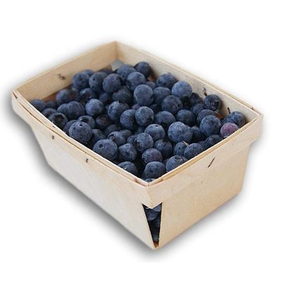 Couleur bois de bouleau ou de peuplier 4 x 4 pouces Pint Fruits paniers pour les décorations de fête