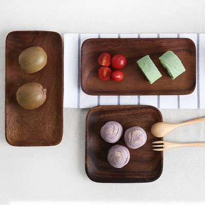 24.8x12.8x2cm Plateaux de bois écologiques en bois sur mesure de style nordique avec échantillon gratuit