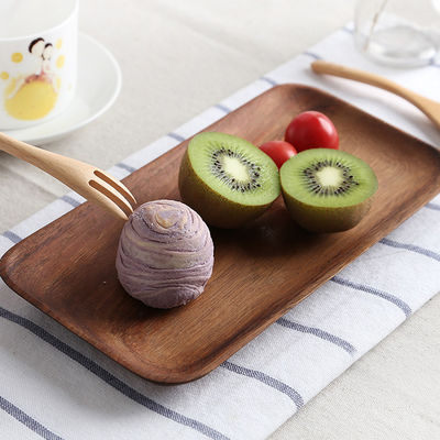 24.8x12.8x2cm Plateaux de bois écologiques en bois sur mesure de style nordique avec échantillon gratuit