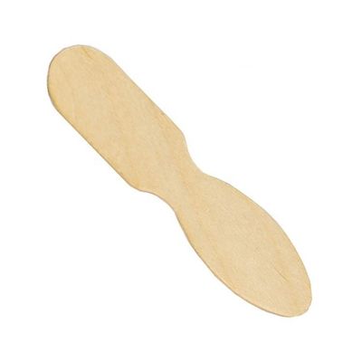Logo personnalisé Bâtons de glace en bois Mini cuillères personnalisées en bois de bouleau