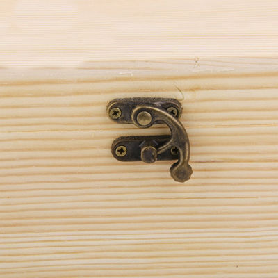 Logo personnalisé Acceptable Boîte à vin en bois à bouteille unique pour cadeaux personnalisés