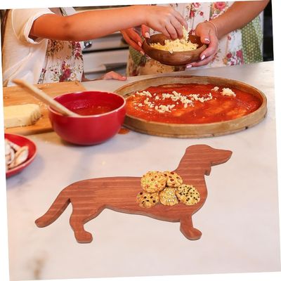 15.6"L x 1"W x 15.6"H Cheeseboard Charcuterie Board avec dessin gravé au laser