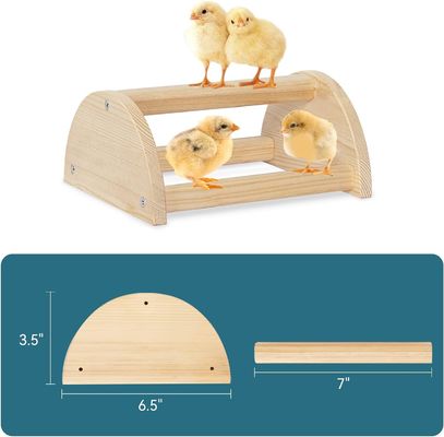 202405 Perche d'oiseau Barre de bois épaisse et résistante à l'usure